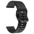 22mm Silicone Band Xiaomi Watch S4 Sport   Redmi Watch 5 Active Wave Design Watch Strap - Black Online