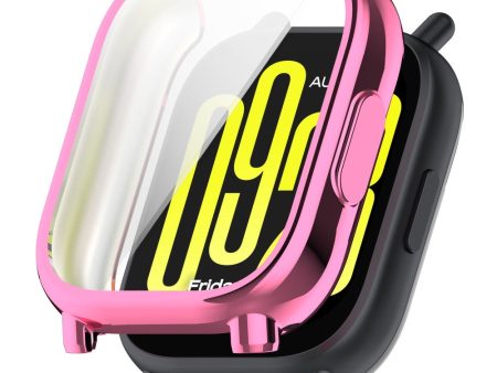 Xiaomi Redmi Watch 5 Active Clear Case Soft Flexible Protective Watch Frame Cover - Pink Online now