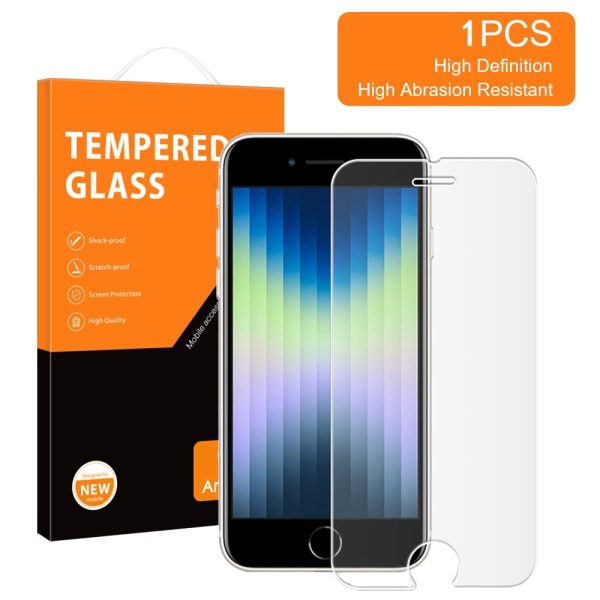 AMORUS arch edge tempered glass screen protector for iPhone SE (2022)   2020   8 Supply