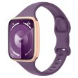 Apple Watch Series 41mm - 40mm - 38mm Watch Band Silicone Strap - Dark Purple For Discount