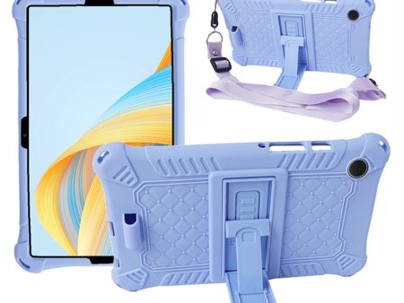 Samsung Galaxy Tab A9 Case - Tablet Cover with Shoulder Strap in Purple Online Hot Sale