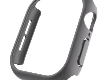 Apple Watch Series 10 46mm Case Matte Hollow Hard Bump Resistant Watch Protective Cover - Space Grey Online Sale