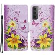 Wonderland Samsung Galaxy S22 flip case - Yellow Flowers For Discount