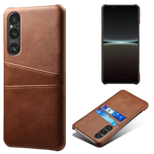 Dual Card case - Sony Xperia 1 V - Brown Online