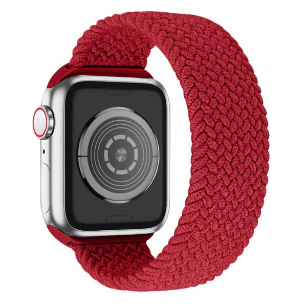 Apple Watch (45mm) elastic watch strap - Red   Size: S on Sale