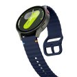 20mm Silicone Band Garminactive 5   Garmin vivoactive 5   Venu Sq Wave Design Watch Strap - Midnight Blue Hot on Sale