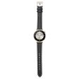 18mm Watch Strap for Huawei Watch GT 4 41mm   Garmin Venu 3S Genuine Cow Leather Watch Band - Black on Sale