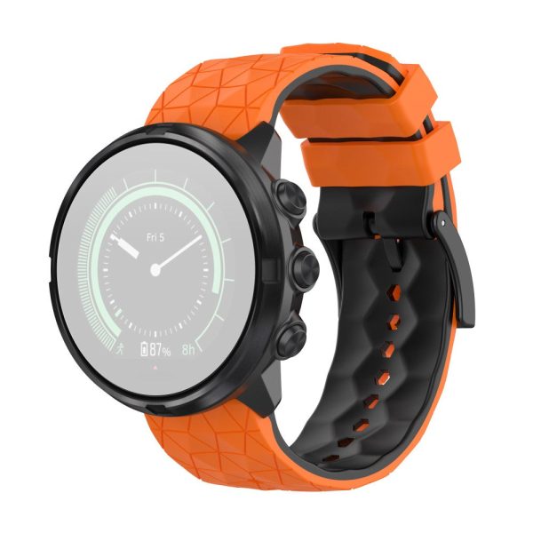 24mm silicone watch strap for Suunto - Orange Online Sale