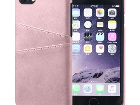 Dual Card case - iPhone SE 2020   8   7 - Rose Gold Hot on Sale