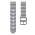 20mm Silicone Band Garminactive 5   Garmin vivoactive 5   Venu Sq Wave Design Watch Strap - Grey Discount