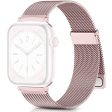 Apple Watch Series 49mm - 45mm - 44mm - 42mm Metal Strap Watchband - Rose Pink on Sale