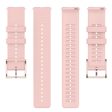 20mm Universal dots design silicone watch strap - Light Pink Online