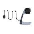 Garmin Venu 3   Venu 3S   Vivoactiv 5 Watch Charger Stand Aluminium Alloy Charging Dock with Data Function - Right Port - Left Port   Grey For Discount