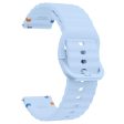 22mm Silicone Band Xiaomi Watch S4 Sport   Redmi Watch 5 Active Wave Design Watch Strap - Baby Blue Online Hot Sale