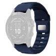 26mm Silicone Band Garmin Fenix 8 51mm   Enduro 3   Enduro 2 Quick Release Watch Strap - Dark Blue For Discount