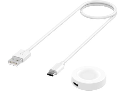 1m wireless charger and cable for Huawei Watch 3 Pro - White For Sale