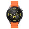 22mm Silicone Band Xiaomi Watch S4 Sport   Redmi Watch 5 Active Wave Design Watch Strap - Orange on Sale