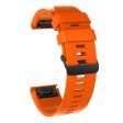 26mm Garmin Fenix 5X   5X Plus   Fenix 3   3 HR silicone watch band - Orange Online Hot Sale