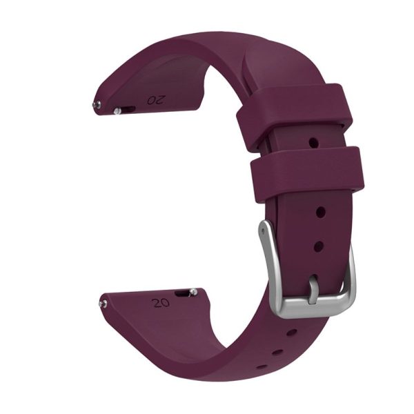 20mm Universal silicone watch strap - Purple Online