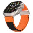 Apple Watch 49mm   45mm   44mm   42mm Watch Strap Nylon Watch Band - Orange For Sale