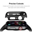 Apple Watch Series 10 42mm Protective Case All-Around Hard Bump Resistant Watch Cover with Tempered Glass Film - Transparent Online Sale