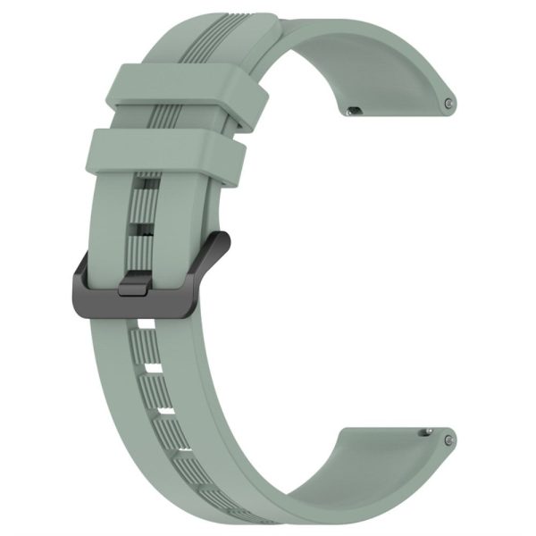 20mm Universal textured silicone watch strap - Green Hot on Sale