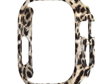 Apple Watch Ultra electroplating cover - Black Leopard Print Fashion