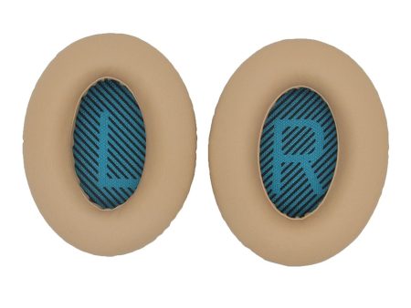 1 Pair BOSE AE2   QC15   QC25   QC35 leather earpads - Beige   Blue Discount