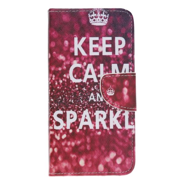 Wonderland Samsung Galaxy A20e flip case - Keep Calm and Sparkle Sale