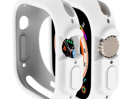 Apple Watch Ultra candy color cover - White Cheap