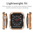 Apple Watch Series 9   8   7 45mm Watch Case Electroplating Impact-Resistant Watch Frame - Gold For Cheap