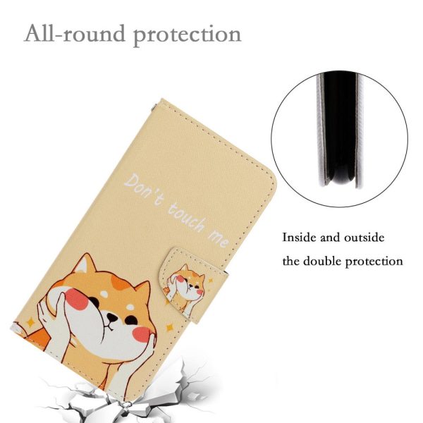 Wonderland Samsung Galaxy A35 flip case - Akita Dog Discount