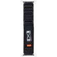 Apple Watch Series 49mm - 45mm - 44mm - 42mm Nylon Watch Band - Black Cheap