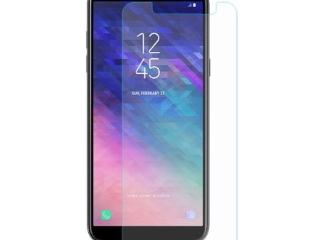 Samsung Galaxy A6 arc edge tempered glass screen protector Fashion