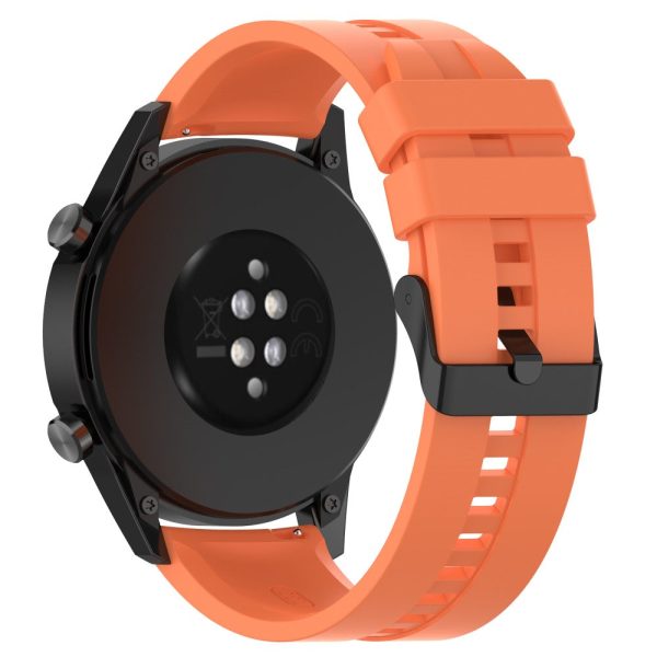 22mm Universal silicone watch strap - Orange Online