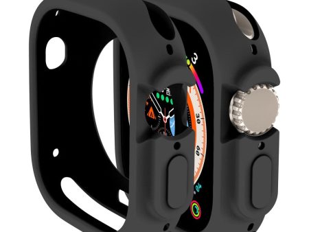 Apple Watch Ultra candy color cover - Black For Discount