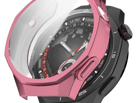 Huawei Watch GT 5 Pro 46mm Watch Case Full Coverage Flexible Flexible Electroplating Cover - Pink Supply