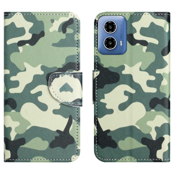 Wonderland Motorola Moto G24 flip case - Camouflage Cheap