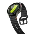 20mm Silicone Band Garminactive 5   Garmin vivoactive 5   Venu Sq Wave Design Watch Strap - Black Online now