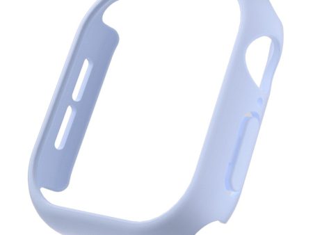 Apple Watch Series 10 46mm Case Matte Hollow Hard Bump Resistant Watch Protective Cover - Ice Blue Online Sale