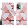 Wonderland Samsung Galaxy A53 5G flip case - Pink   White Marble on Sale