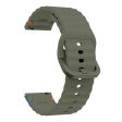 20mm Silicone Band Garminactive 5   Garmin vivoactive 5   Venu Sq Wave Design Watch Strap - Army Green Supply