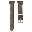 Apple Watch Series 41mm - 40mm - 38mm Genuine Leather Watch Band - Dark Brown Supply