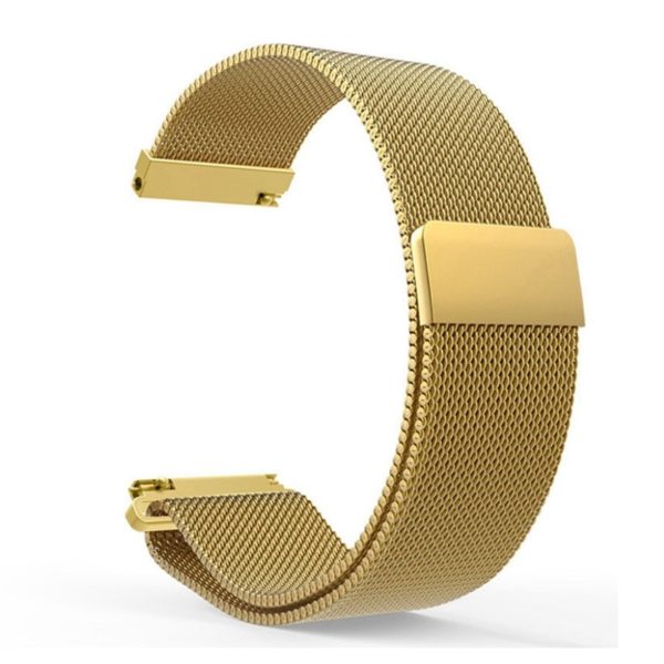 22mm Universal stainless steel watch band - Gold on Sale