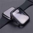 Apple Watch Series 10 42mm Protective Case All-Around Hard Bump Resistant Watch Cover with Tempered Glass Film - Transparent Online Sale