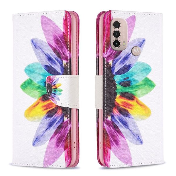 Wonderland Motorola Moto E30   E40 flip case - Sunflower Online Hot Sale