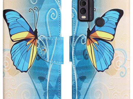 Wonderland Nokia C32   C22 flip case - Butterfly Fashion