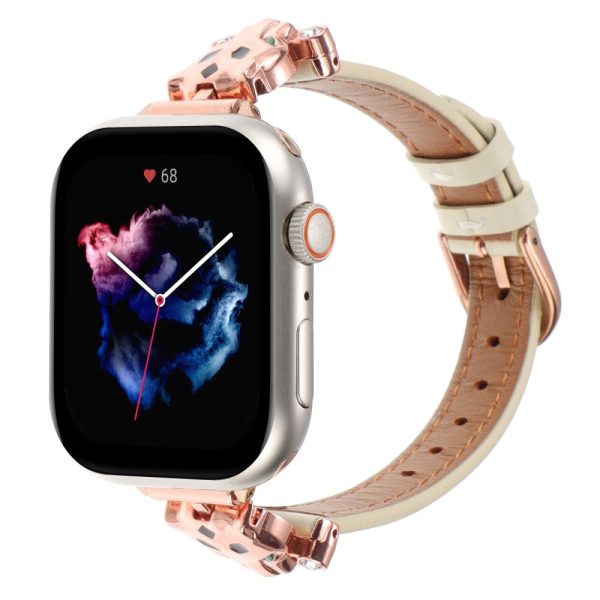 Apple Watch Series 49mm - 45mm - 44mm - 42mm Watch Band - Rose Gold   Starlight Online Hot Sale