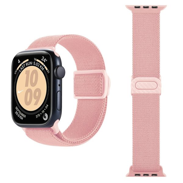 Apple Watch Ultra 2 Ultra 49mm   Series 9 8 7 45mm   6 5 4 SE (2022) SE (2023) SE 44mm   3 2 1 42mm Nylon Watch Strap - Pink Discount