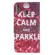 Wonderland Samsung Galaxy A20e flip case - Keep Calm and Sparkle Sale